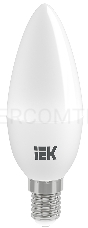 Лампа Iek LLE-C35-7-230-30-E14 светодиодная ECO C35 свеча 7Вт 230В 3000К E14 IEK