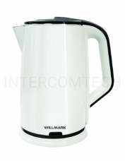 Чайник электрический WILLMARK WEK-2012PS (2.0л, пов. на 360 град., 2000Вт) (Белый+черный)