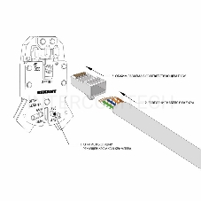 Джек комп. 8P-8C кат.5е PROCONNECT 05-1021-3