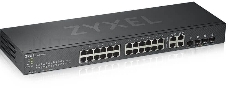 Коммутатор ZYXEL GS1920-24v2 Hybrid Smart switch Zyxel Nebula Flex, 24xGE, 4xCombo (SFP/RJ-45), silent (fanless), Standalone / cloud management