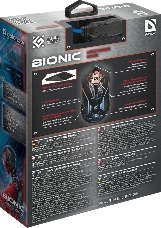Мышь Defender Bionic GM-250L [52250] {Проводная игровая мышь, оптика,6кнопок,800-3200dpi}