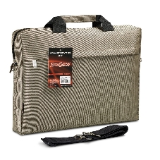 Сумка ExeGate EX212309RUS Start  S15 Beige, бежевая, полиэстер, для ноутбуков до 15.6