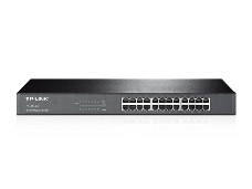 Сетевой коммутатор  TP-Link SMB  TL-SG1024 Коммутатор 24LAN 10/100/1000Mb/s Unmanagersd Gigabit Rackmount Switch