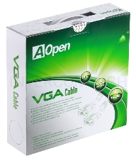 Кабель AOpen <ACG341AD-20M> монитор-SVGA card (15M-15M) 20м 2 фильтра