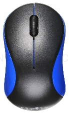 Мышь Oklick 605SW черный/синий оптическая (1200dpi) беспроводная USB (2but)