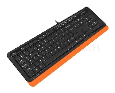 Клавиатура A4Tech Fstyler FK10 черный/оранжевый USB Multimedia