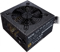 Блок питания Cooler Master MWE Bronze, 500W, ATX, 120mm, 6xSATA, 2xPCI-E(6+2), APFC, 80+ Bronze MPE-5001-ACAAB-EU