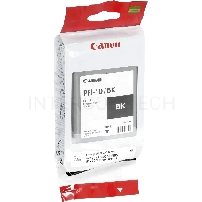 Картридж струйный Canon PFI-107BK 6705B001 черный для Canon iP F680/685/780/785 (130мл)