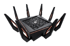 Маршрутизатор ASUS GT-AX11000 Tri-band WiFi 6(802.11ax) Gaming Router –Worlds first 10 Gigabit Wi-Fi router with a quad-core processor, 2.5G gaming port, DFS band, wtfast, Adaptive QoS, AiMesh for mesh wifi system