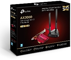 Адаптер TP-Link Wi-Fi 11AX 3000Mbps dual-band PCI-E adapter, two external Antennas