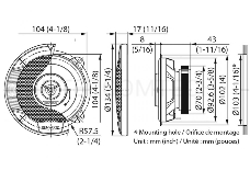 Колонки автомобильные Kenwood KFC-S1066 220Вт