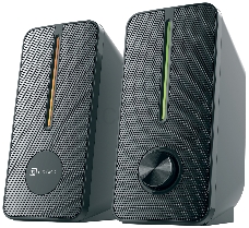 Колонки Oklick OK-120 2.0 черный 8Вт