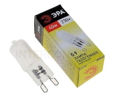 Лампа галогенная ЭРА G9-JCD-40-230V-Fr  (100/1000/35000)