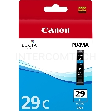 Картридж струйный PGI-29C (4873B001), для Canon Pixma Pro 1, Голубой, 230стр.