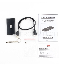 USB 3.0 Внешний корпус mSATA AgeStar 3UBMS2 (BLACK), алюминий, черный