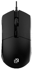 Мышь Oklick/Оклик 207M черный оптическая (2400dpi) USB (4but)