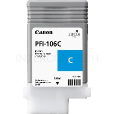 Картридж струйный Canon PFI-106 C голубой для iPF6300S/6400/6450 (6622B001)