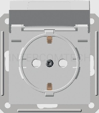 Розетка 1-м СП W59aqua 16А защ. шторки с заземл. бел. IP44 SchE RS16-152B-18