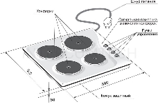 Варочная панель электрическая Gefest  ЭС В СВН 3210 К55