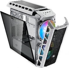 Корпус без блока питания Cooler Master MasterCase H500P Mesh White, USB3.0x2, USB2.0x2, 2x200 ARGBFan, 1x140Fan, Full Tower, w/o PSU