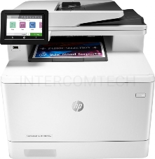 МФУ лазерный, HP Color LaserJet Pro MFP M479fdw (W1A80A), (цветной, A4, принтер/копир/сканер/факс, 600dpi, 27ppm, DADF50, WiFi, Lan, USB)