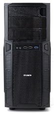 Корпус Zalman ZM-Z1 черный w/o PSU ATX 2xUSB2.0 1xUSB3.0 audio bott PSU