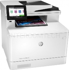 МФУ лазерный, HP Color LaserJet Pro MFP M479fdw (W1A80A), (цветной, A4, принтер/копир/сканер/факс, 600dpi, 27ppm, DADF50, WiFi, Lan, USB)