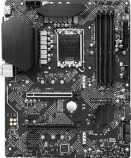 Материнская плата MSI PRO Z690-P DDR4 Soc-1700 Intel Z690 4xDDR4 ATX AC`97 8ch(7.1) 2.5Gg RAID+HDMI+DP