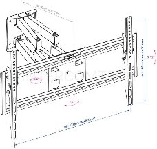 Кронштейн для телевизора Arm Media PT-16 NEW черный 22