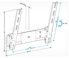 Кронштейн для телевизора Holder LCD-T4612 черный 32