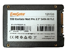 Накопитель SSD ExeGate 120GB EX276536RUS UV500NextPro 2.5 SATA-III 3D TLС