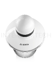 Измельчитель электрический Bosch MMR15A1 1.5л. 550Вт белый