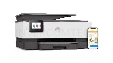 МФУ струйный HP OfficeJet 8023 (1KR64B), принтер/сканер/копир, A4 Duplex WiFi USB RJ-45 черный/белый