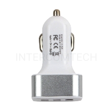 Адаптер питания Cablexpert MP3A-UC-CAR17, 12V->5V 3-USB, 2.1/2/1A