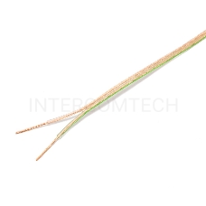 Акустический кабель Cablexpert CC-TC2x0,5-15M, прозрачный,  15 м, бухта