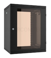 Шкаф коммутационный C3 Solutions WALLBOX 6-66 B (NT084688) настенный 6U 600x650мм пер.дв.стекл направл.под закл.гайки 60кг черный 600мм 19.5кг 340мм IP20 сталь