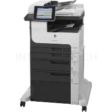 МФУ HP LaserJet Enterprise MFP M725f, лазерный принтер/сканер/копир/факс A3, 40ppm, 1200dpi, 1024Mb, 320Gb HDD, 5 trays 100+250+250+500+500, Cabinet, ADF100, Duplex, USB/LAN/FIH, Color LCD20i, 1y warr, repl. Q7830A M5035x, Q7831A M5035xs)