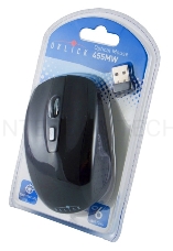 Мышь Oklick 455MW черный оптическая (1600dpi) беспроводная USB (5but)