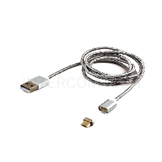 Кабель Cablexpert  магнитный USB 2.0 CC-USB2-AMmUMM-1M, AM/ microBM 5P, 1м, алюминиевые разъемы, коробка