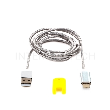 Кабель Cablexpert  магнитный USB 2.0 CC-USB2-AMmUMM-1M, AM/ microBM 5P, 1м, алюминиевые разъемы, коробка