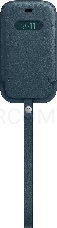 Чехол-конверт MagSafe для iPhone 12 mini iPhone 12 mini Leather Sleeve with MagSafe - Baltic Blue