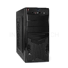 Корпус Exegate EX261449RUS Miditower CP-601 Black, ATX, <CP400W, 80mm>, 2*USB, Audio