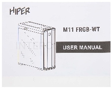 Корпус Hiper M11 FRGB-WT черный без БП ATX 4x120mm 1xUSB2.0 1xUSB3.0 audio bott PSU