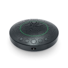 Беспроводной спикерфон wireless speakerphone Wireless or USB connection/6 Microphone arrays/hi-fi full band Speaker/ audio dsp/hybrid mode/3000mAh enduring battery/circle indicator light/ touch buttons for mute, vol+/-/include USB dongle