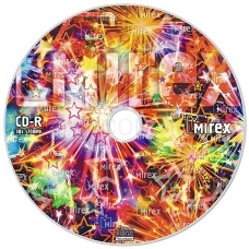 Диск CD-R Mirex 700 Mb, 48х, дизайн Party, Shrink (100 шт.), (100/500)