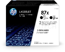 Тонер-картридж двойная упаковка HP 87X (CF287XF/CF287XD) черный для LJ M506/M501/M5272*18 000 стр.)