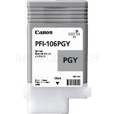 Картридж струйный Canon PFI-106 PGY фото серый для iPF6400/6450 (6631B001)