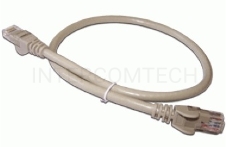 Кабель Patch cord Lanmaster LAN6-45-45-1.5-GY 1.5м UTP Cat 6 Grey