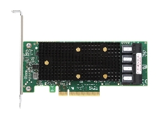 HBA-адаптер SAS 9400-16i SGL (05-50008-00), PCIe 3.1 x8 LP, Tri-Mode SAS/SATA/NVMe 12G HBA, 16port(2*int SFF8643), 3416 IOC