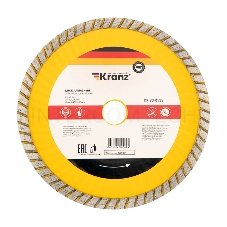 Диск алмазный отрезной KRANZ Turbo волна 180x22.2 мм